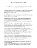 Droit constitutionnel dissertation