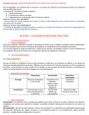 Définition structure : Organisation des parties d’un système sous une forme cohérente