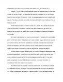 Commentaire d'arrêt du 23 janvier 2014