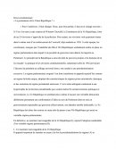 La permanence de la Vième République