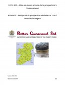 Mise en œuvre et suivi de la prospection à l’international