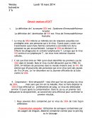 Devoir maison d'SVT