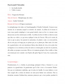 Métaphysique Des Tubes Cas - Fiche De Lecture - Jackett