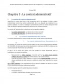 Le contrat administratif