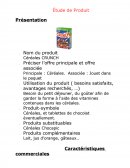 Plan étude produit