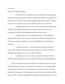 Analyse de la situation d’entreprise