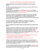 L'expression du programme genetique