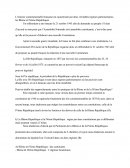 Dissertation : Les IIIème et IVème Républiques sont-elles des Républiques jumelles ?
