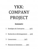 YKK company présentation