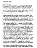 Conférence des méthodes