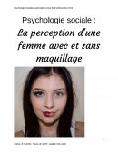 Etude psychologique maquillage