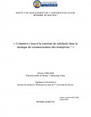 Comment s’inscrit le mécénat de solidarité dans la stratégie de communication des entreprises ?