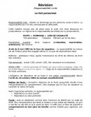 Fiche de révision responsabilité civil