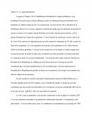 Le statut présidentiel sous la Ve république