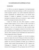 Les transformations de la métallurgie en France au XIXs