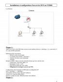 Après avoir crée le rôle DNS faite un test sur une machine client un « nslookup » il y a une erreur, il n'y a pas de DNS paramétré.