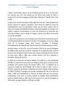 Commentaire sur «Les Malheurs de la guerre en 1709 en Tournaisis vus par un curé de campagne»