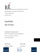 Rapport de stage DUT GEA, cabinet comptable