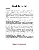 Droit du travail