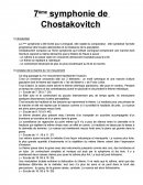 La 7eme symphonie de Chostakovitch