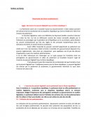 Dissertation de droit constitutionnel