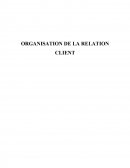 Organisation de la relation client