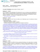 Partiel Biochimie-Réactions Cellulaires
