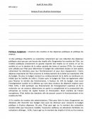 Étude de cas economie