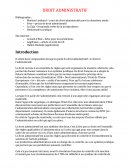 Droit administratif cas