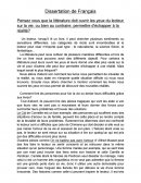 Dissertation de Français cas