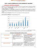 ANALYSE COMMERCIALE DE L’UNITE COMMERCIALE : BOULANGER