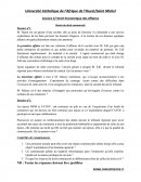 Devoir de droit commercial