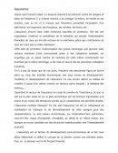L'assurance.