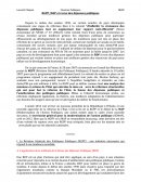 Gestion de la dépense publique (RGPP, MAP, RDP)