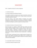 La finalité de l’entreprise et le rôle du management.