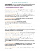 STRATÉGIE DE COMMUNICATION INTÉGRÉE