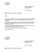 Exemple de lettre de recrutement