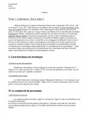 Plan détaillé de l'acte IV scène III de Lorenzaccio