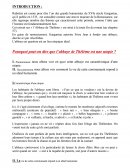Commentaire Thélème