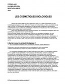 LES COSMETIQUES BIOLOGIQUES CAS