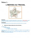 L'individu au travail cas