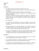 Corrigé de devoir maison d'Histoire sur les Etats-Unis au XXe siècle