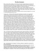 The idea of progress - the culte of novetly
