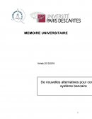 Licence banque - mémoire universitaire