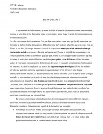 Projet Individuel De Formation Educateur Spécialisé  Exemple de Projet