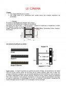 Les formats pellicules au cinéma.