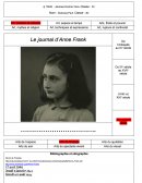 Le journal D'anne Frank cas