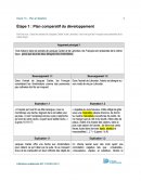 Plan comparatif du développement