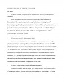 DISSERTATION SUR LE THEATRE ET LA POESIE