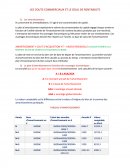 LES COUTS COMMERCIAUX ET LE SEUIL DE RENTABILITE